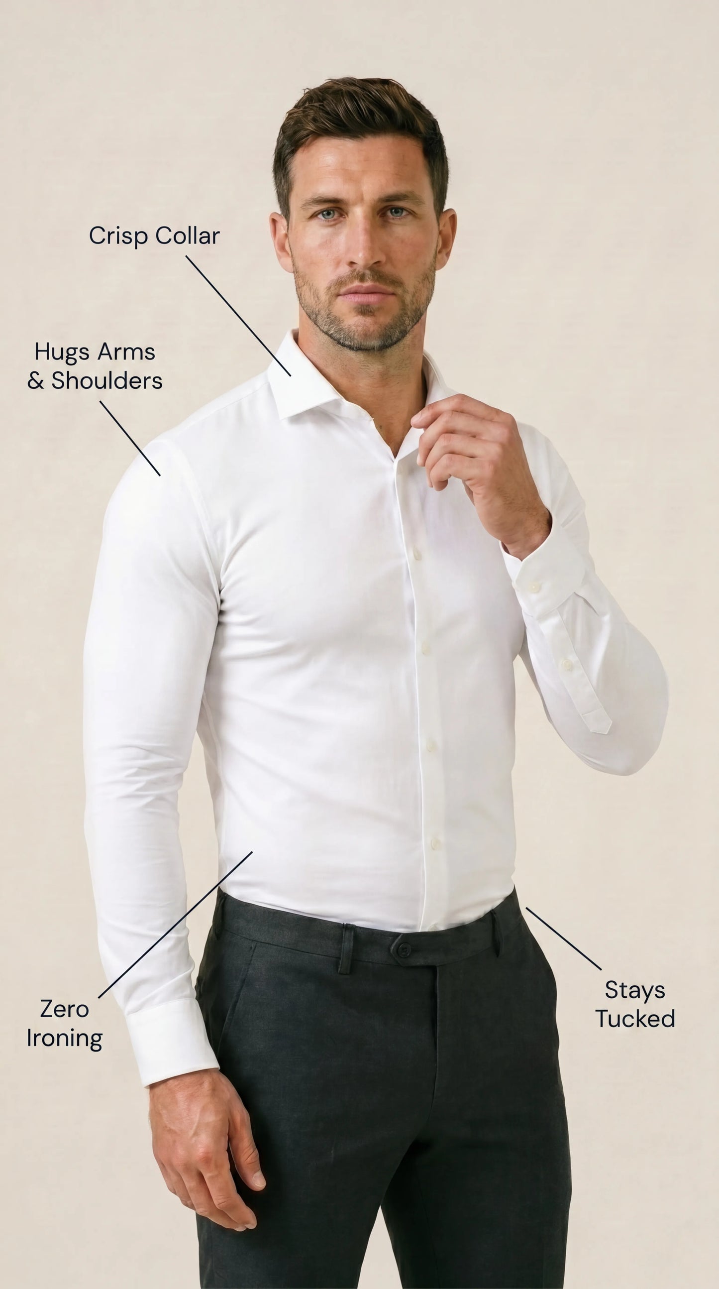 TRUESHARP NON-IRON SHIRT