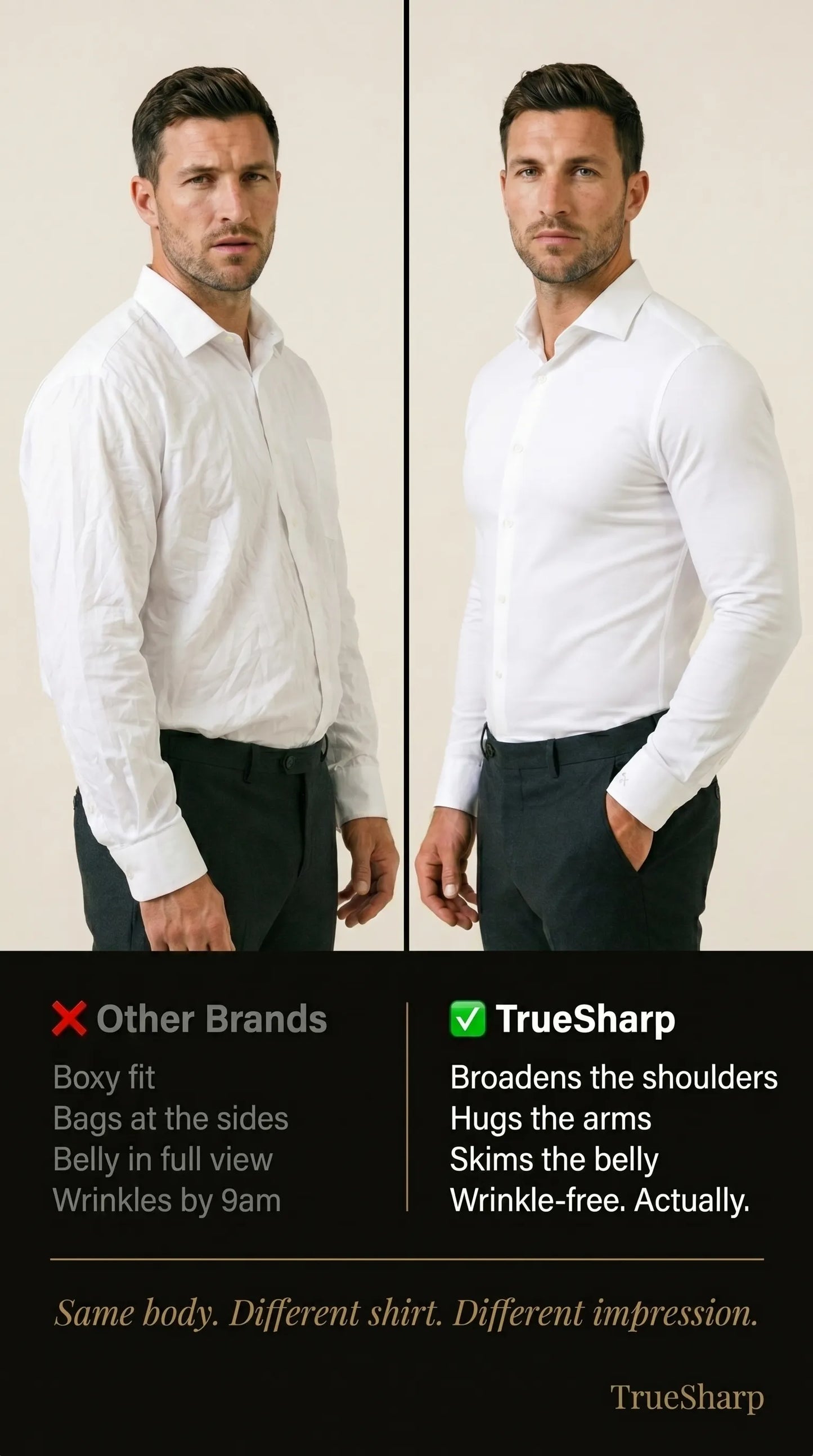 TRUESHARP NON-IRON SHIRT