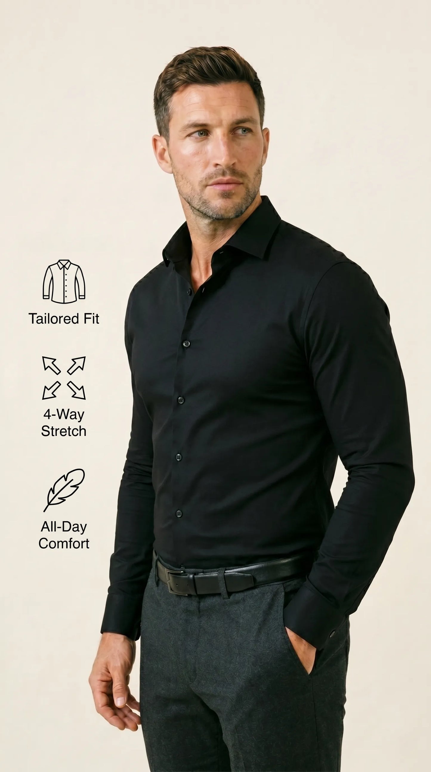 TRUESHARP NON-IRON SHIRT